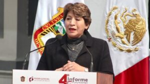 Gobernadora Delfina Gómez asistió al Cuarto Informe de Desarrollo Estratégico 2023