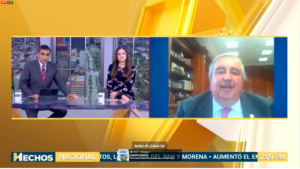 Entrevista de Ricardo Sodi Cuellar con Alejandro Villalvazo y Lucy Bravo en Hechos Meridiano