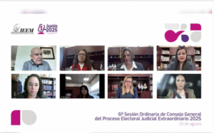 IEEM reporta 98.8% de avance en el Proceso Electoral Judicial Extraordinario 2025