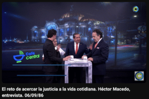 Héctor Macedo, el reto de acercar la justicia a la vida cotidiana. Entrevista