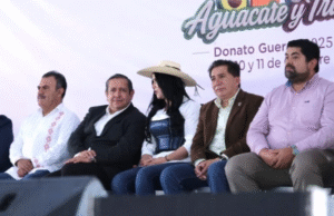 El Magistrado Presidente, Héctor Macedo García acompañó a la Presidenta Municipal de Donato Guerra, Carmen Albarrán García, en la inauguración de la IV Edición de la Feria Malacatepec 2025 “Aguacate y Trucha”