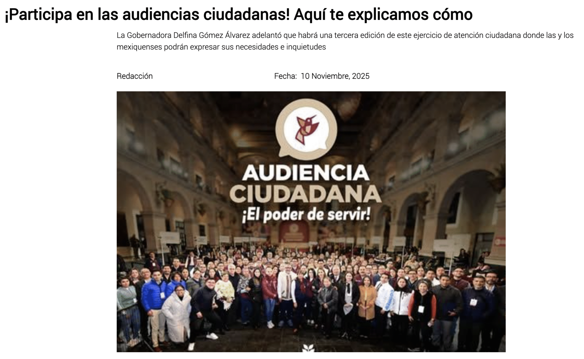 ¡Participa en las audiencias ciudadanas! Aquí te explicamos cómo